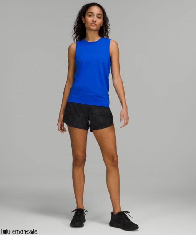 Lululemon Damen DELULU366 | Speed Up Mittelhohe Gefütterte Shorts 4 Schwarz
